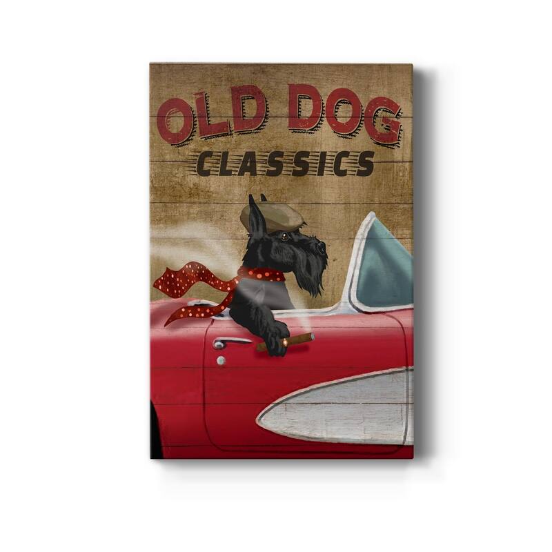 Old Dog Classics Premium Gallery Wrapped Canvas - Ready to Hang - 24X36