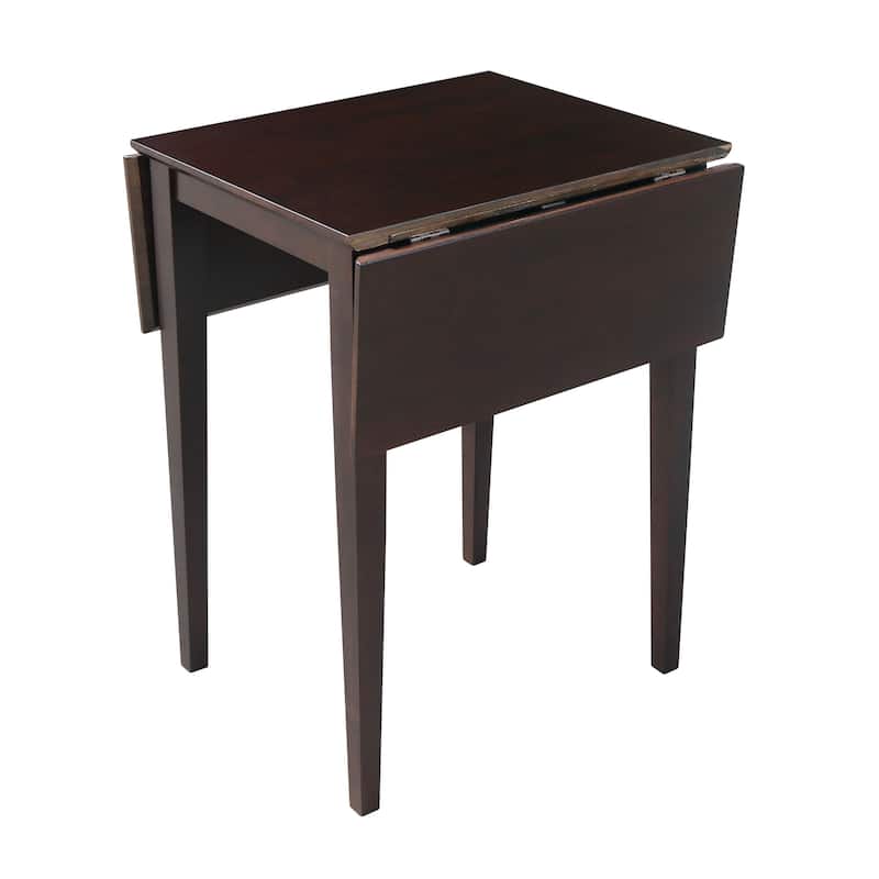 International Concepts Small Drop Leaf Shaker Style Dining Table