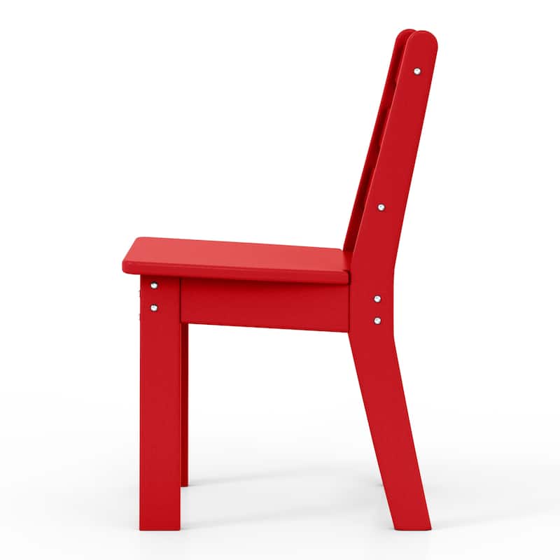 Polytrends Garden Party Kids Outdoor Dining Chair (Set of 2)