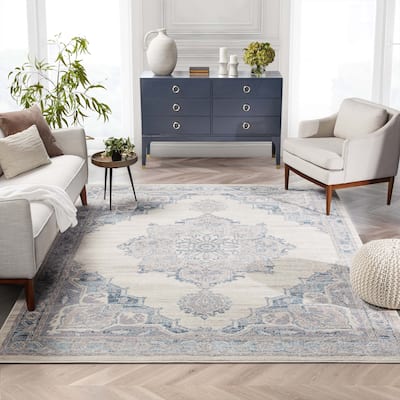 Well Woven Sydney Branna Vintage Persian Oriental Area Rug