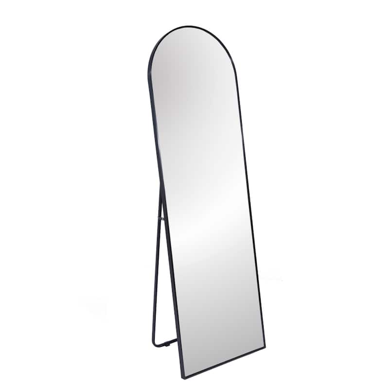 63'' x 20'' Aluminium Alloy Arch Full Length Mirror with Stand