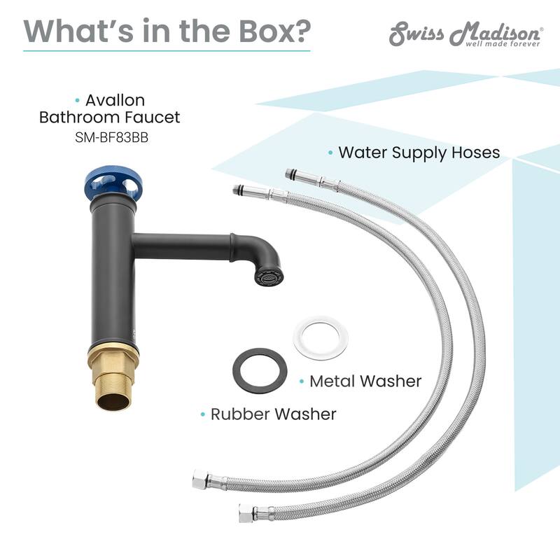 Swiss Madison SM-BF83 Avallon 1.2 GPM Single Hole Bathroom Faucet