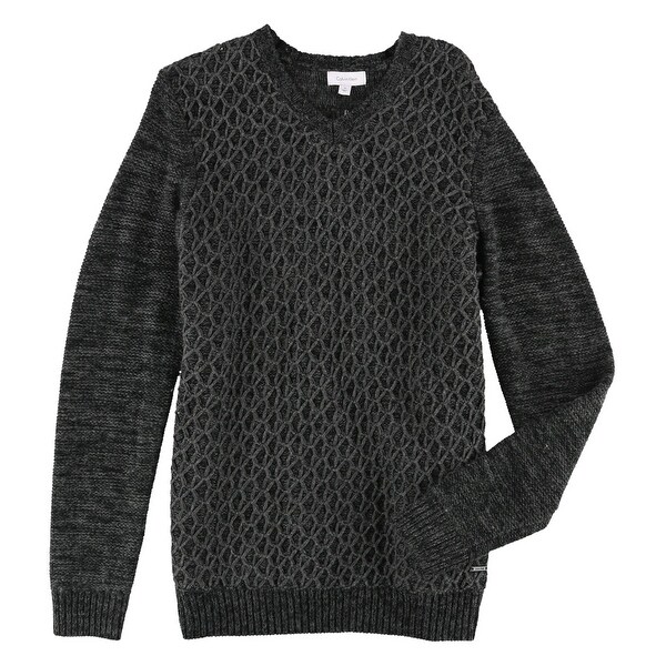calvin klein men's black sweater