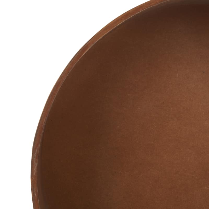 SAFAVIEH Home Collection Rafaela Round Tray Top Coffee Table With Storage - 23" L x 23" D x 13" H