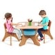preview thumbnail 1 of 6, Kids Table and 2 Chair Set Children Activity Art Table Set