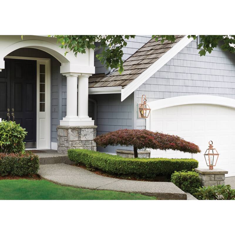 Elk Home Olde Colony Outdoor Post Light - Copper