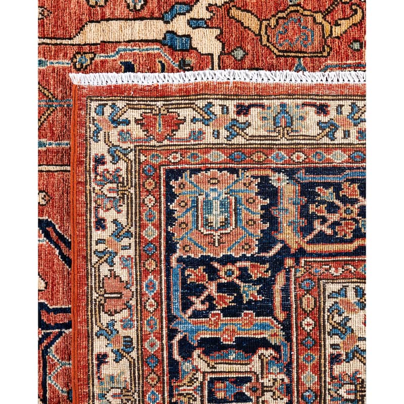 Serapi One-of-a-Kind Hand-Knotted Area Rug - Blue - 8' 3" x 9' 9"