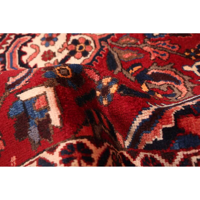 ECARPETGALLERY Hand-knotted Anatolian Vintage Red Wool Rug - 5'0 x 8'3