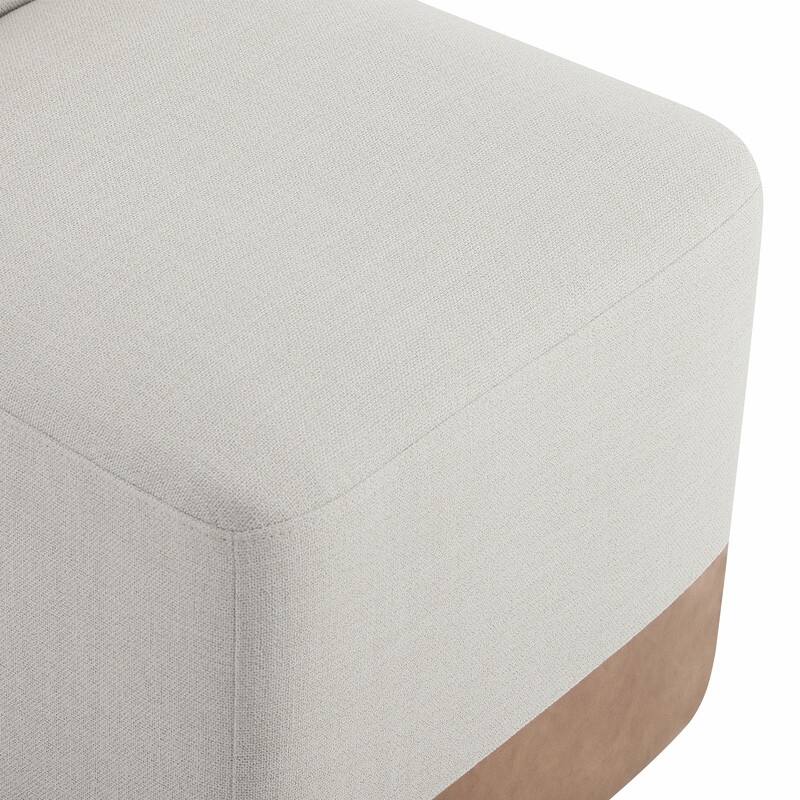 Spruce & Spring Charlotte Upholstered Dining Chairs with Casters Set of 2