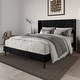 preview thumbnail 4 of 62, CraftPorch Sophisticated Wingback Upholstered Platform Velvet Bed