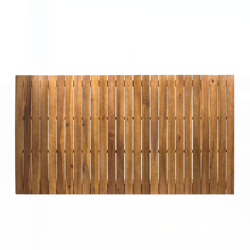 Outdoor 69" Solid Wood Dining Table