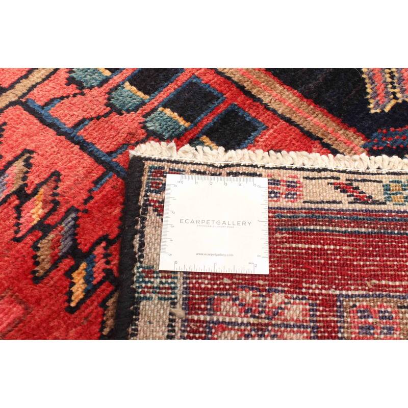 ECARPETGALLERY Hand-knotted Anatolian Vintage Red Wool Rug - 4'0 x 6'11
