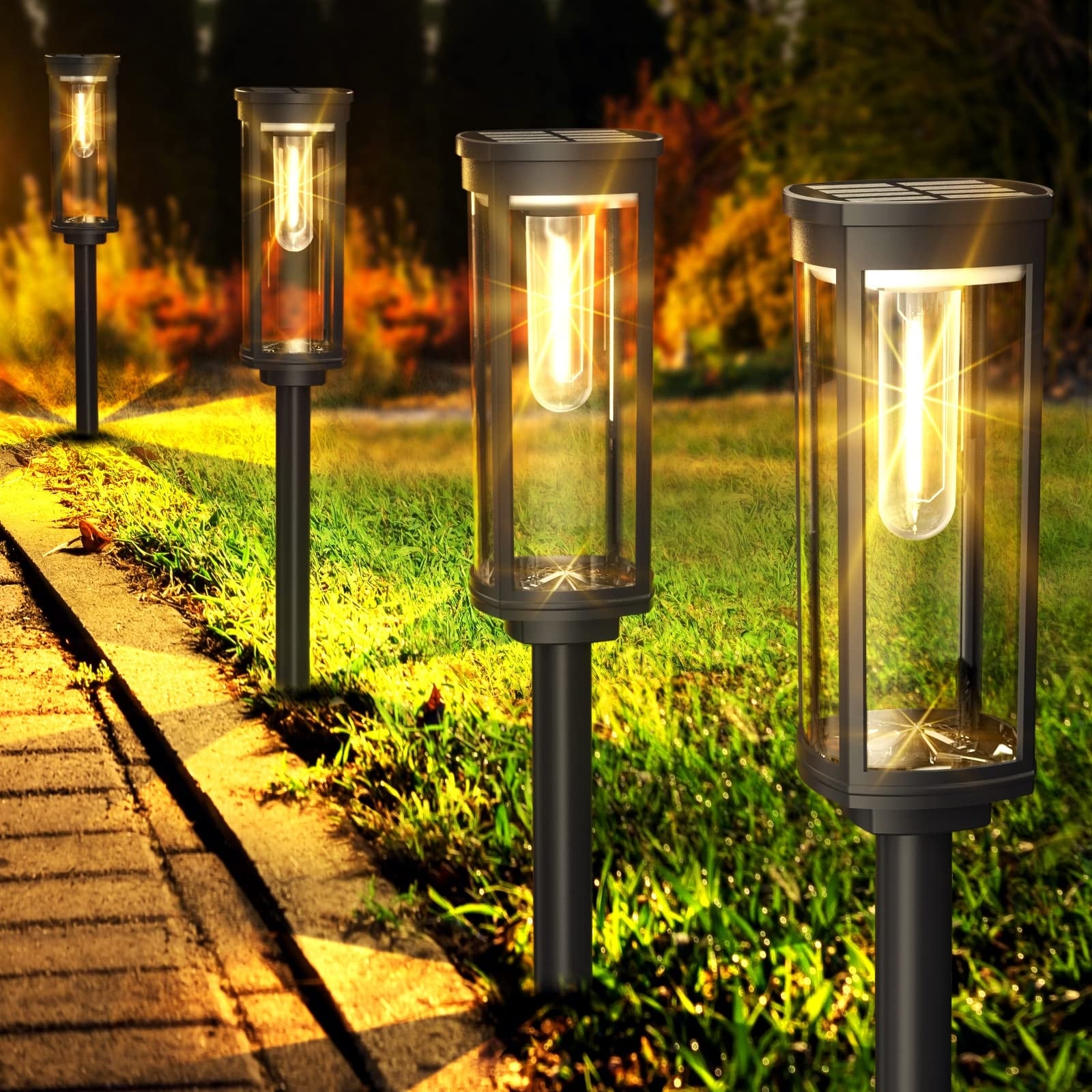 Line voltage pathway lights discount