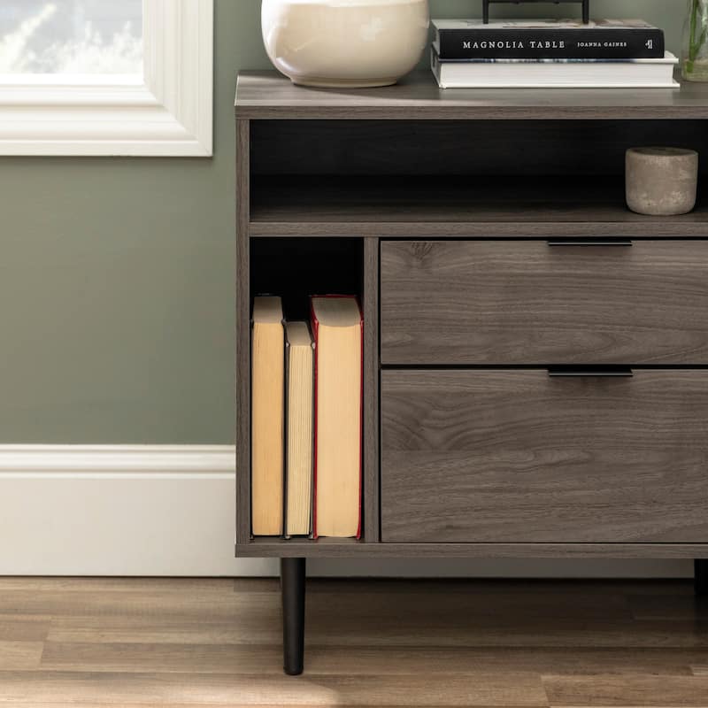 Middlebrook 25-inch Modern 2-drawer Storage Nightstand