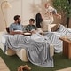 preview thumbnail 91 of 109, Bare Home Microplush Fleece Blanket - Ultra-Soft - Cozy Fuzzy Warm Giant - Light Grey