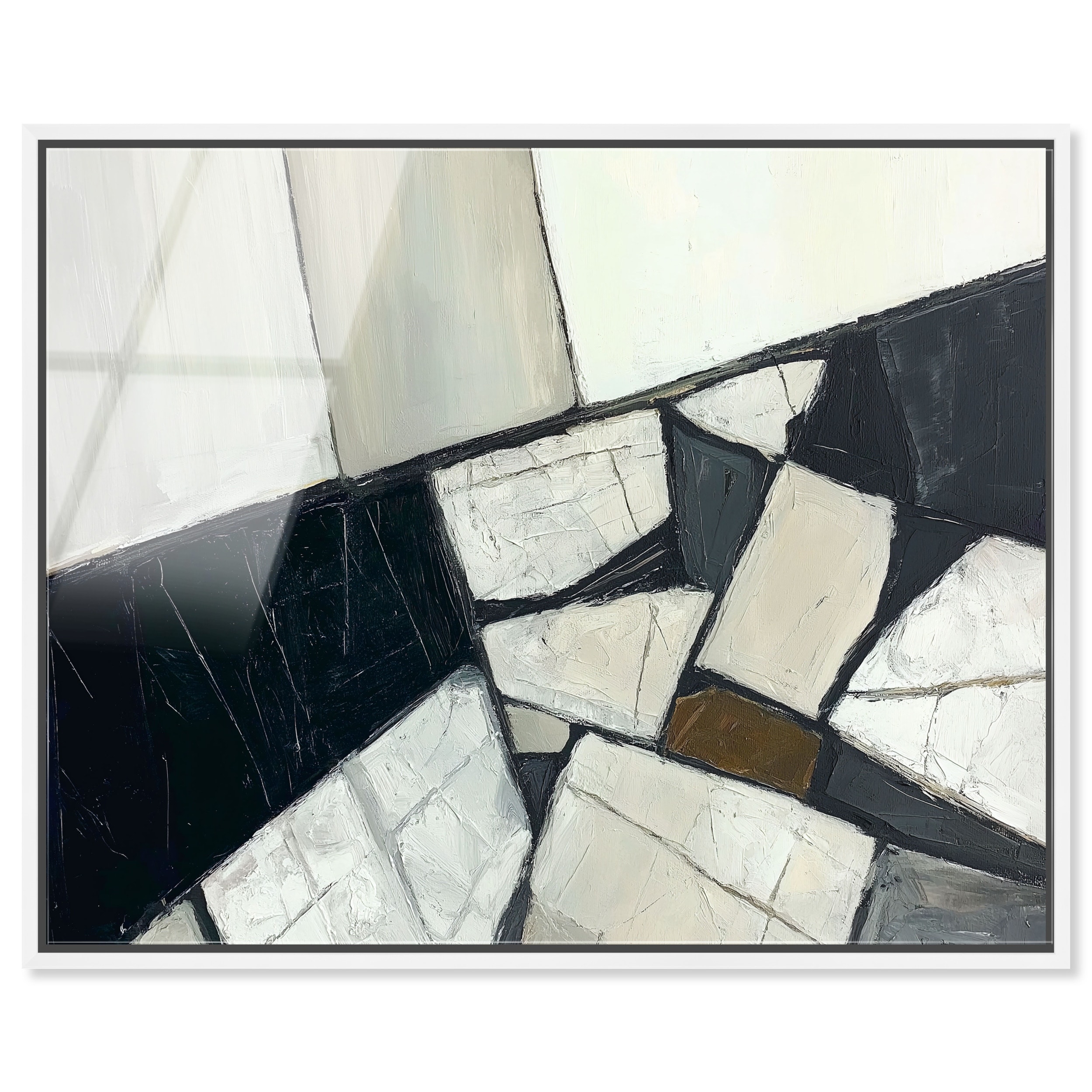 Dark Fissure II Modern Wall Decor Acrylic Print by Art Remedy