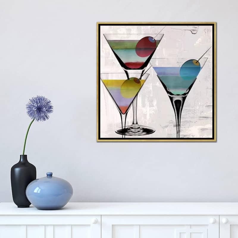 iCanvas "Cafe Prism II" by Color Bakery Framed Canvas Print