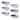 Certified International Madison Soup/Cereal Bowls, 6 Assorted Designs, Set of 6 - 8.50"W x 2.25"H x 8.50"D