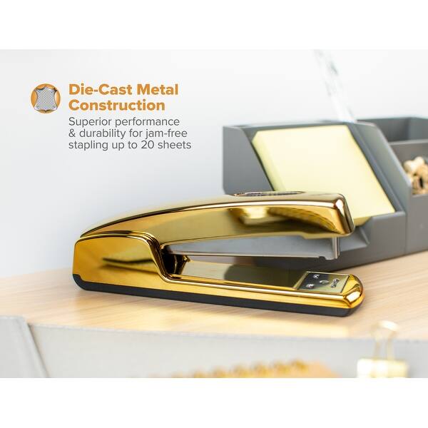 Shop Bostitch Metallic Gold Stapler All Metal 20 Sheets