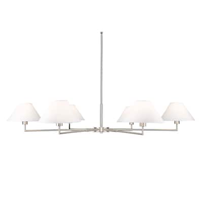 Z-Lite 744-63R Leila 6 Light 63" Wide Chandelier