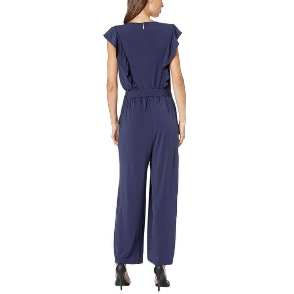 michael kors navy jumpsuit
