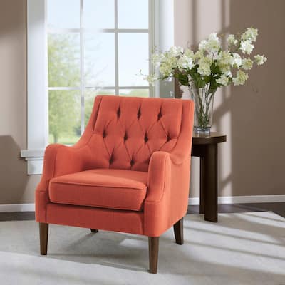 Madison Park Elle Button-tufted Transitional Accent Chair