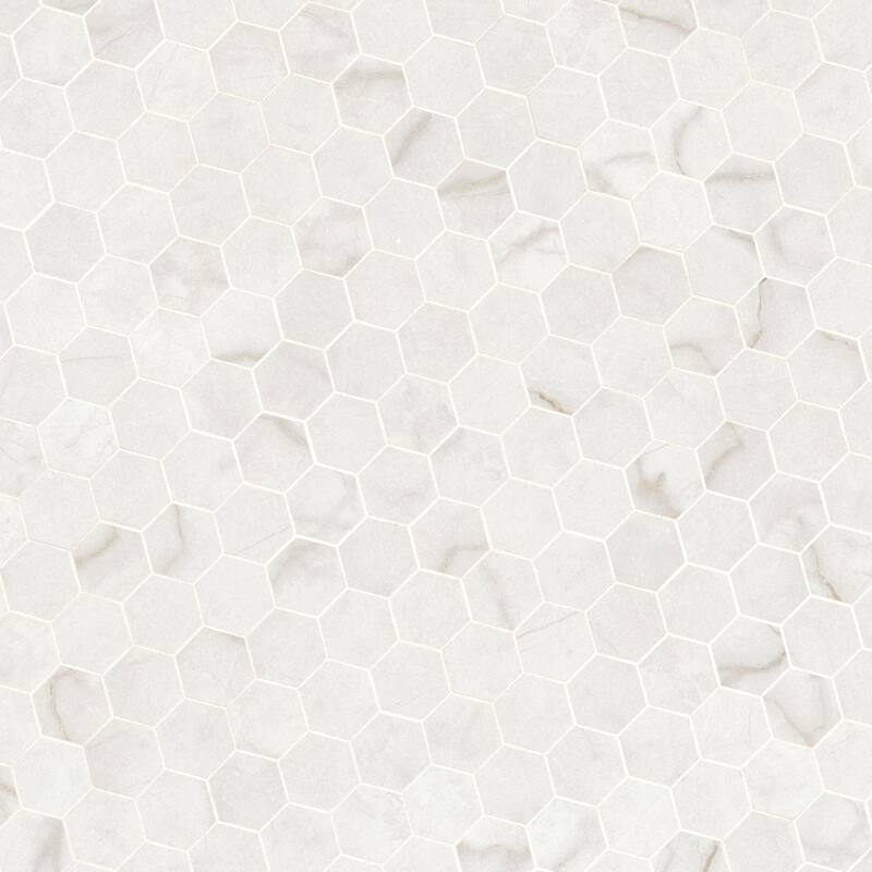 Ackland AKN-P-BE2X2HXP-CA Beldale - 12" x 12" Porcelain Geometric