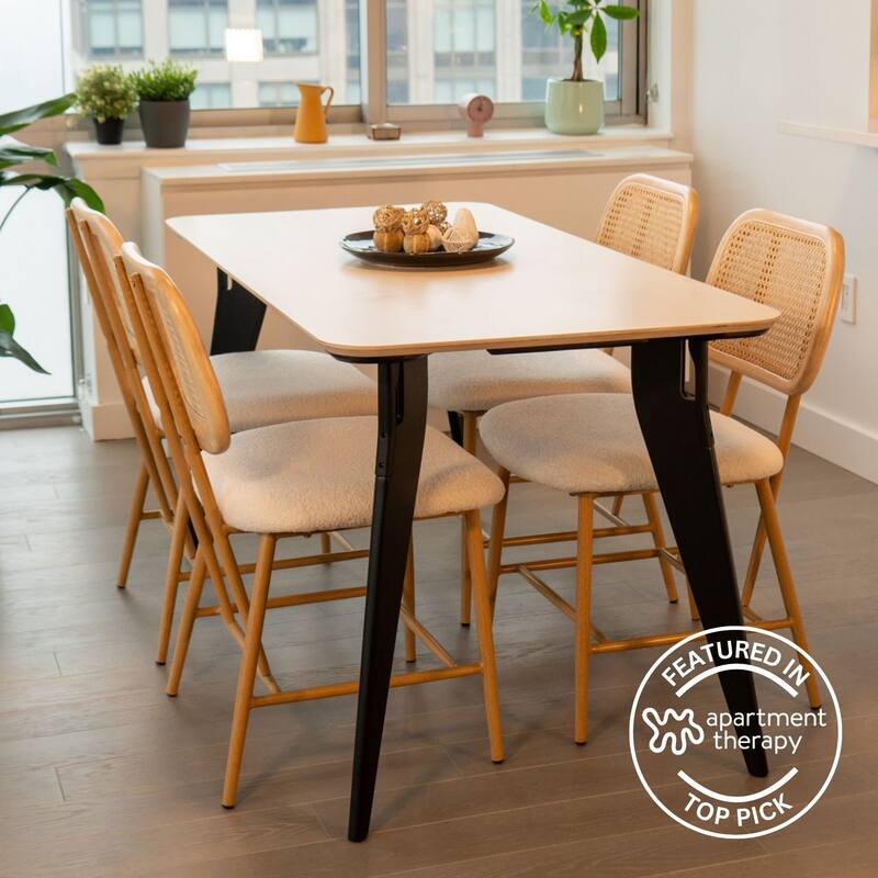 Hoek Dining Table - 59" L x 29" W x 30" H