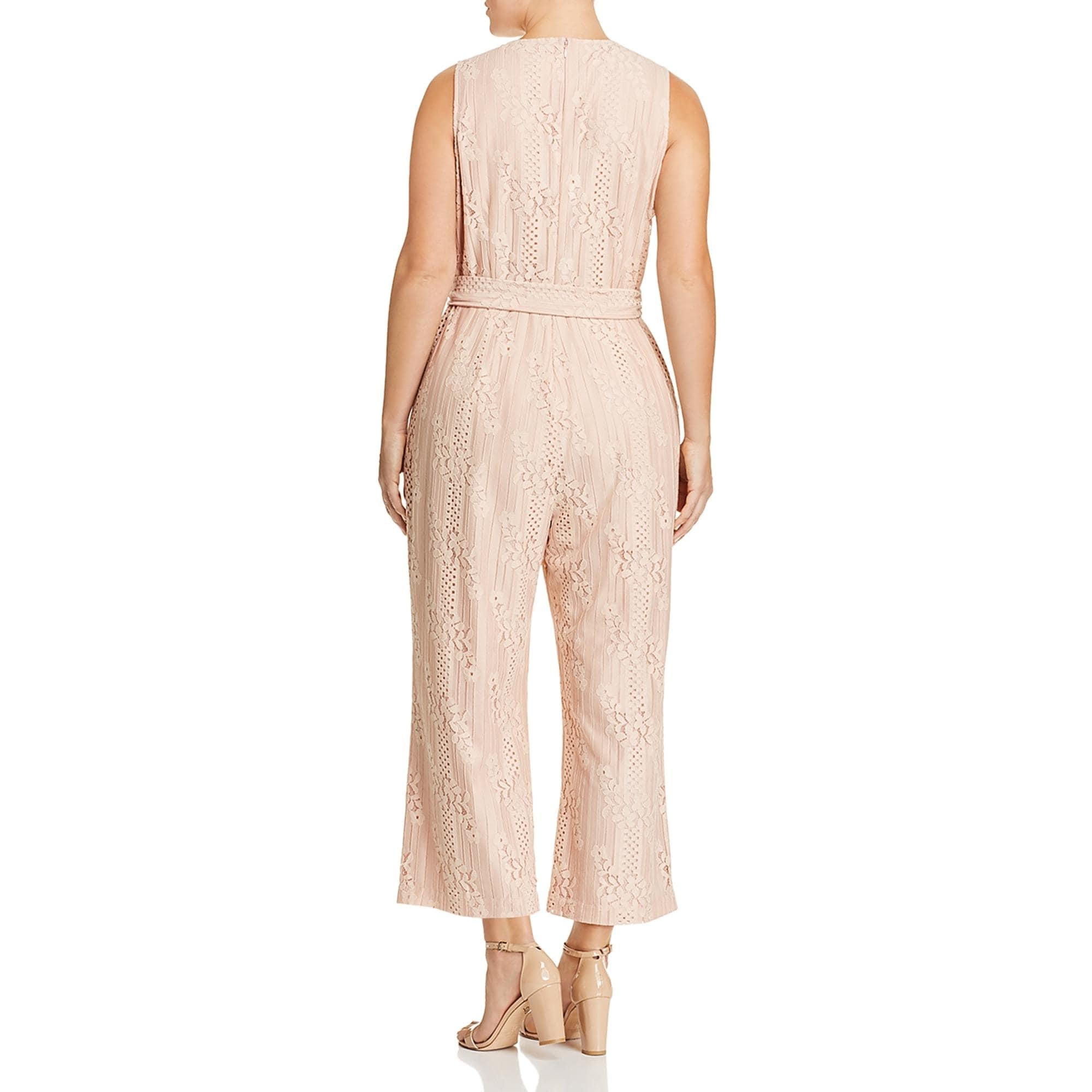 vince camuto ivory jumpsuit