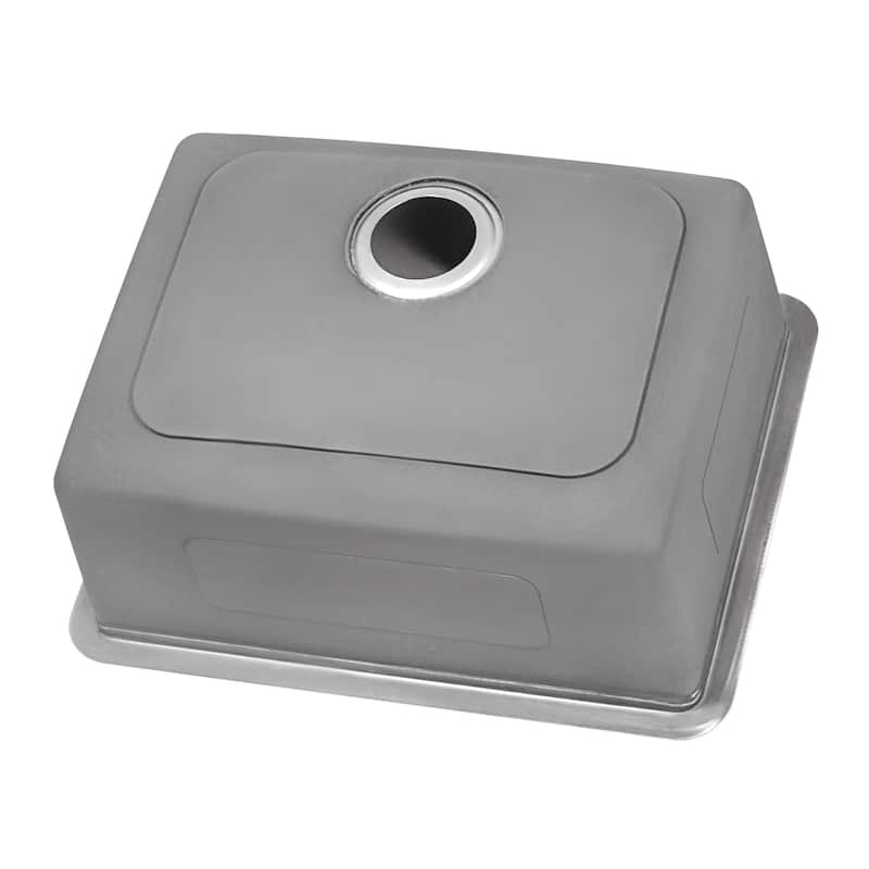 Ruvati 20-inch Undermount Bar Prep Kitchen Sink 16 Gauge Stainless Steel Single Bowl - RVM5020 - 20-1/2″ x 17-3/4″