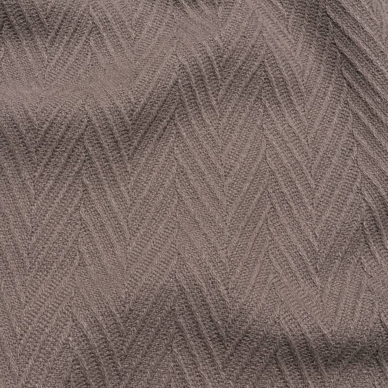 Superior Metro Zig-Zag Chevron All-Season Bedding Cotton Blanket