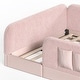 preview thumbnail 126 of 124, Twin/Full/Queen Teddy Fleece Floor Bed with Upholstered Safety Rails and Pocket