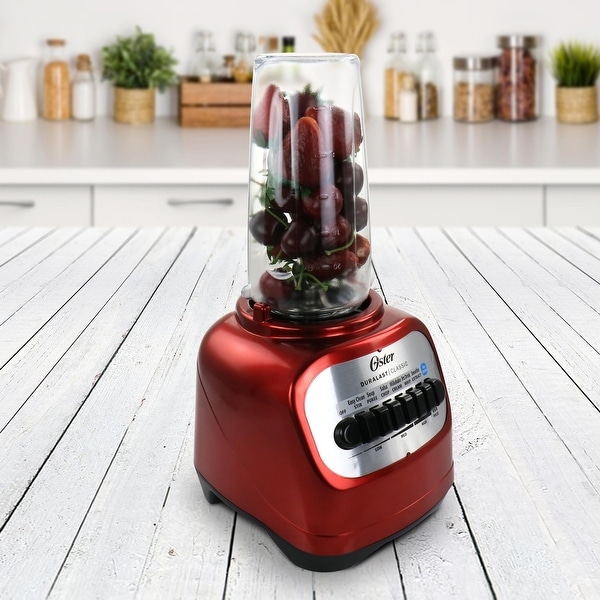 Oster Classic Series 2 in 1 6 Cup Red Blender with smoothie cup Bed Bath Beyond 34546778