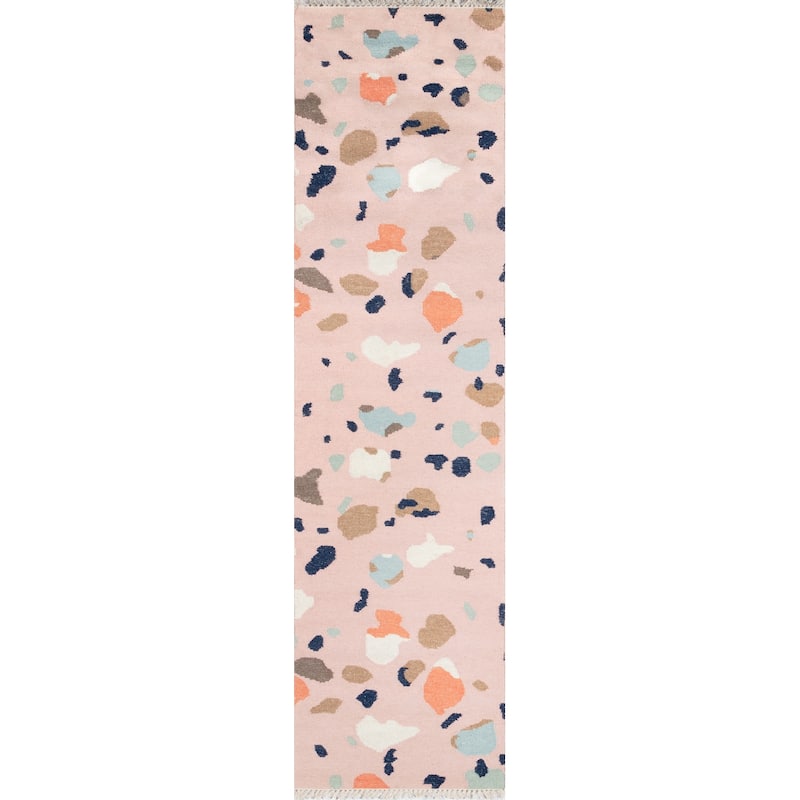 Momeni Jem Hand Woven Wool and Lurex Abstract Area Rug