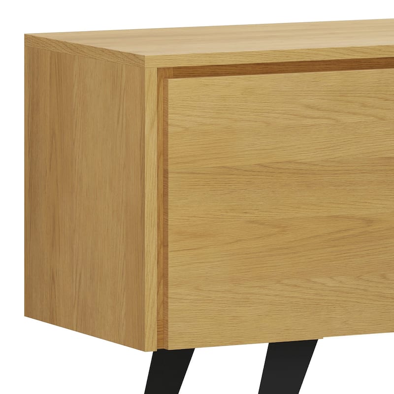 WYNDENHALL Mitchell WOOD Modern Industrial TV Media Stand For TVs