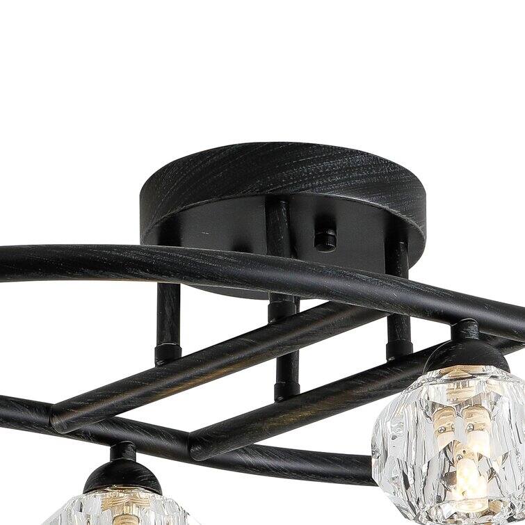 Maxax 6 - Light 29.1'' Sputnik Geometric Semi Flush Mount