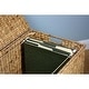 preview thumbnail 2 of 6, Porch & Den Westphalian Wicker Storage Filing Cabinet & Printer Stand