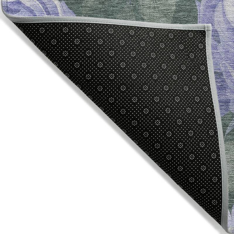 HomeRoots Floral Transitional Rectangle Outdoor Rug