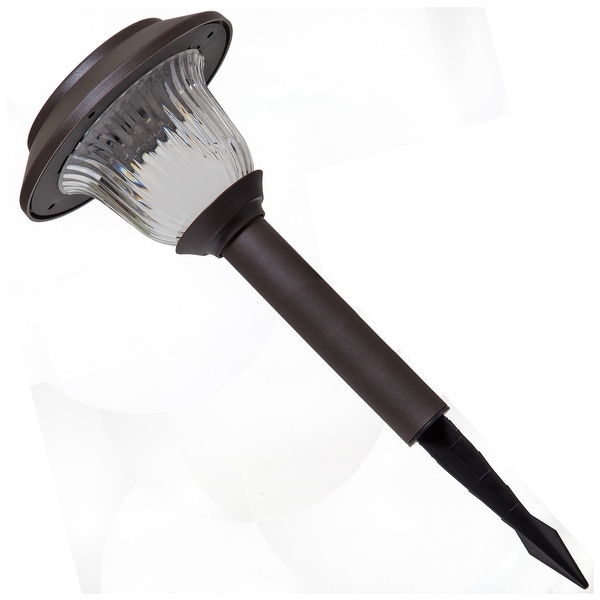 Boston Harbor RS11P-R2-DB-4 Solar Path Light, Brown