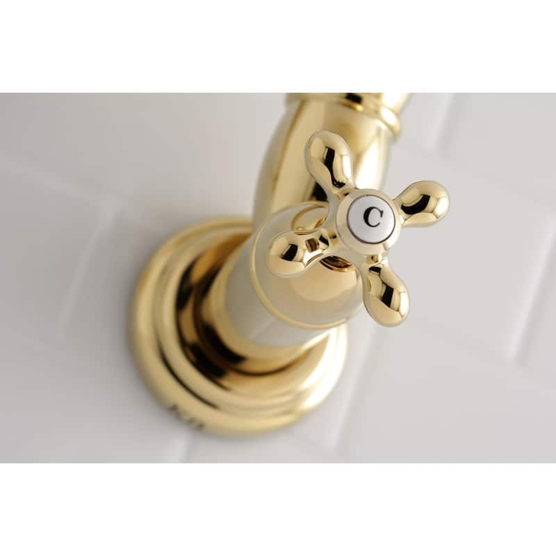 Kingston Brass Restoration Wall Mount Pot Filler Kitchen Faucet