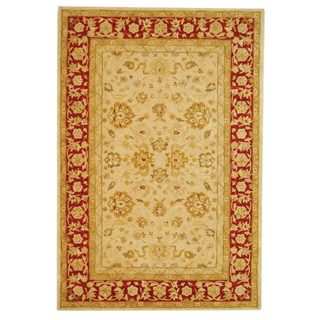 SAFAVIEH Anatolia Angeline Traditional Oriental Hand-spun Wool Rug