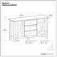 preview thumbnail 17 of 16, WYNDENHALL Freemont SOLID WOOD 54 inch Wide Transitional Sideboard Buffet - 17" D x 54" W x 30" H