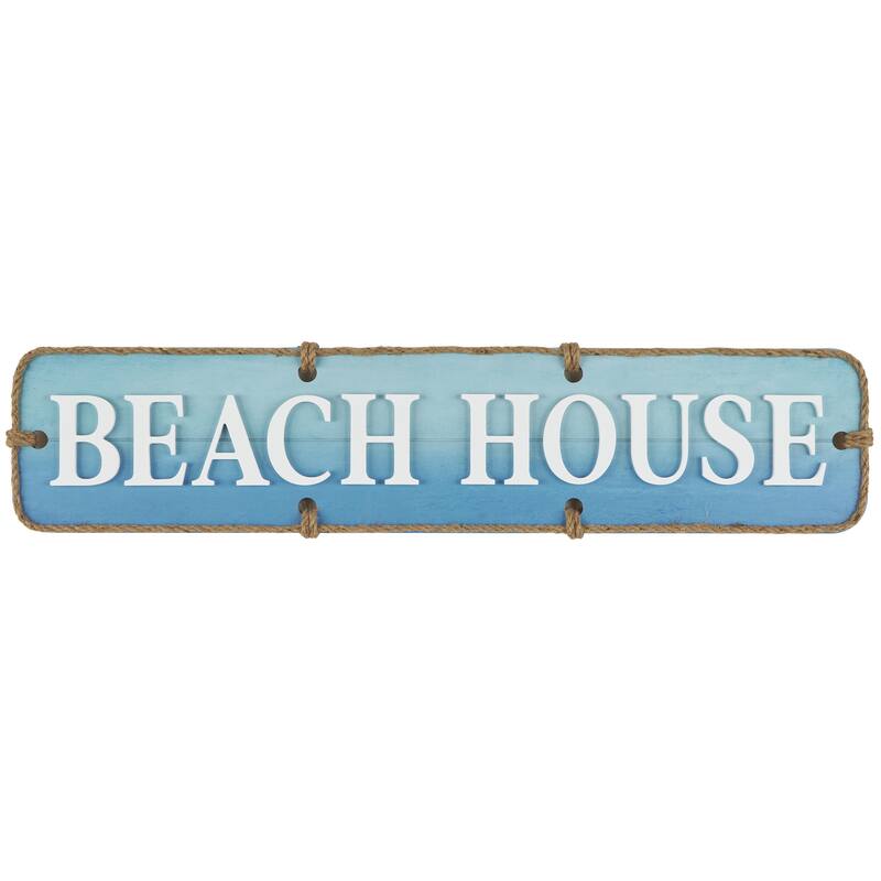 Wooden Sign Home Wall Decor - Blue - Roche River Decor - Blue