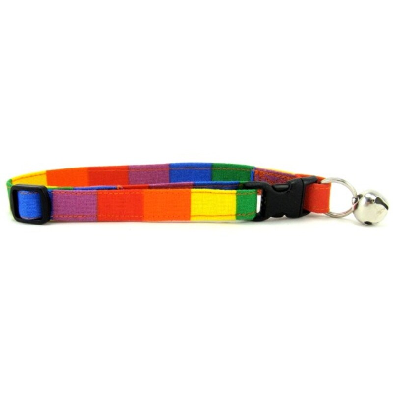 Shop Rainbow Pride Cat Collar Overstock 22835568