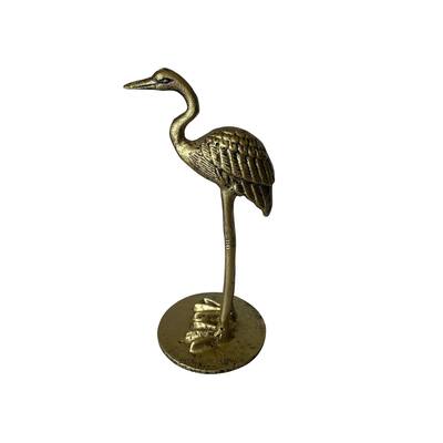 Cast Iron Pelican 9.25"H Gold -ST - Gold