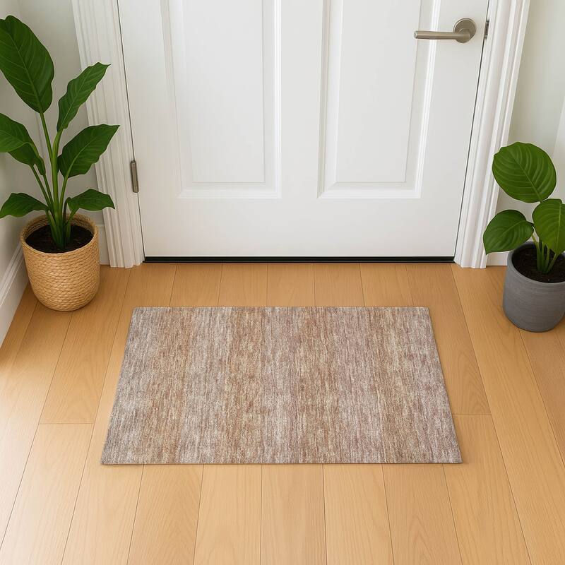 Premium Washable Super Soft Casual Ombre Mayfield Rug - Beige - 1'8" x 2'6"