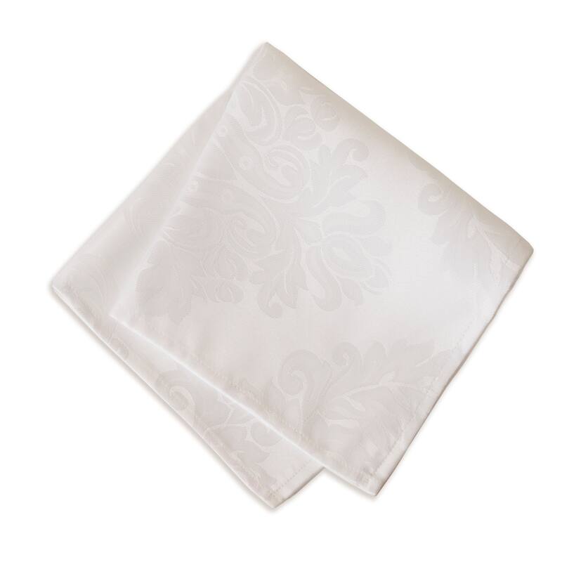 Elrene Barcelona Damask Fabric Napkins (Set of 4) - 17" w x 17" l