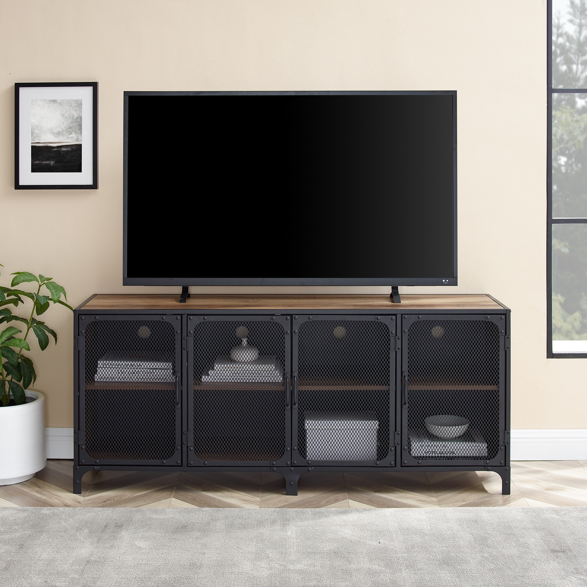 Carbon loft pierpont metal sales mesh accent cabinet