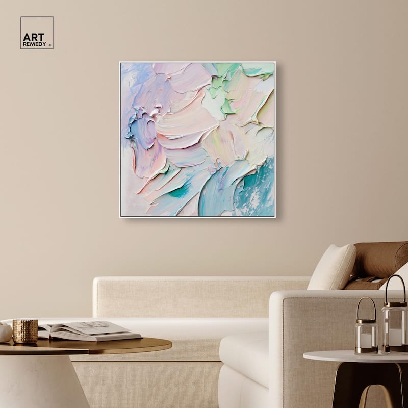 Flowing Mousse I Canvas by Art Remedy