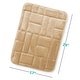 preview thumbnail 106 of 131, Clara Clark Ultra Soft Non Slip and Absorbent Bath Rug - Tiled Velvet Memory Foam Bath Mat
